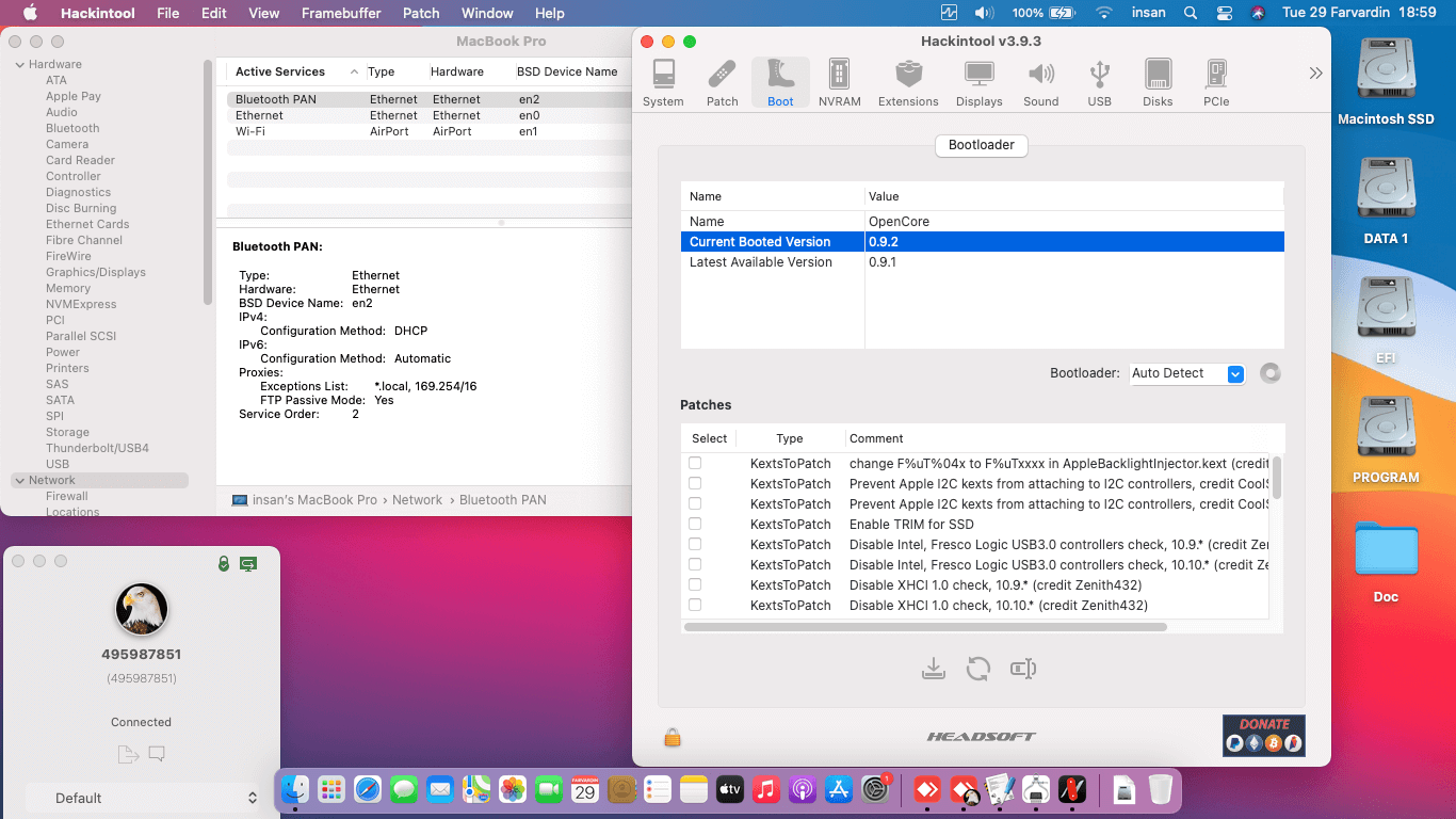Asus X441UV WX092D 2nd [SkyLake   Intel HD 520 + I2C]   OpenCore 9